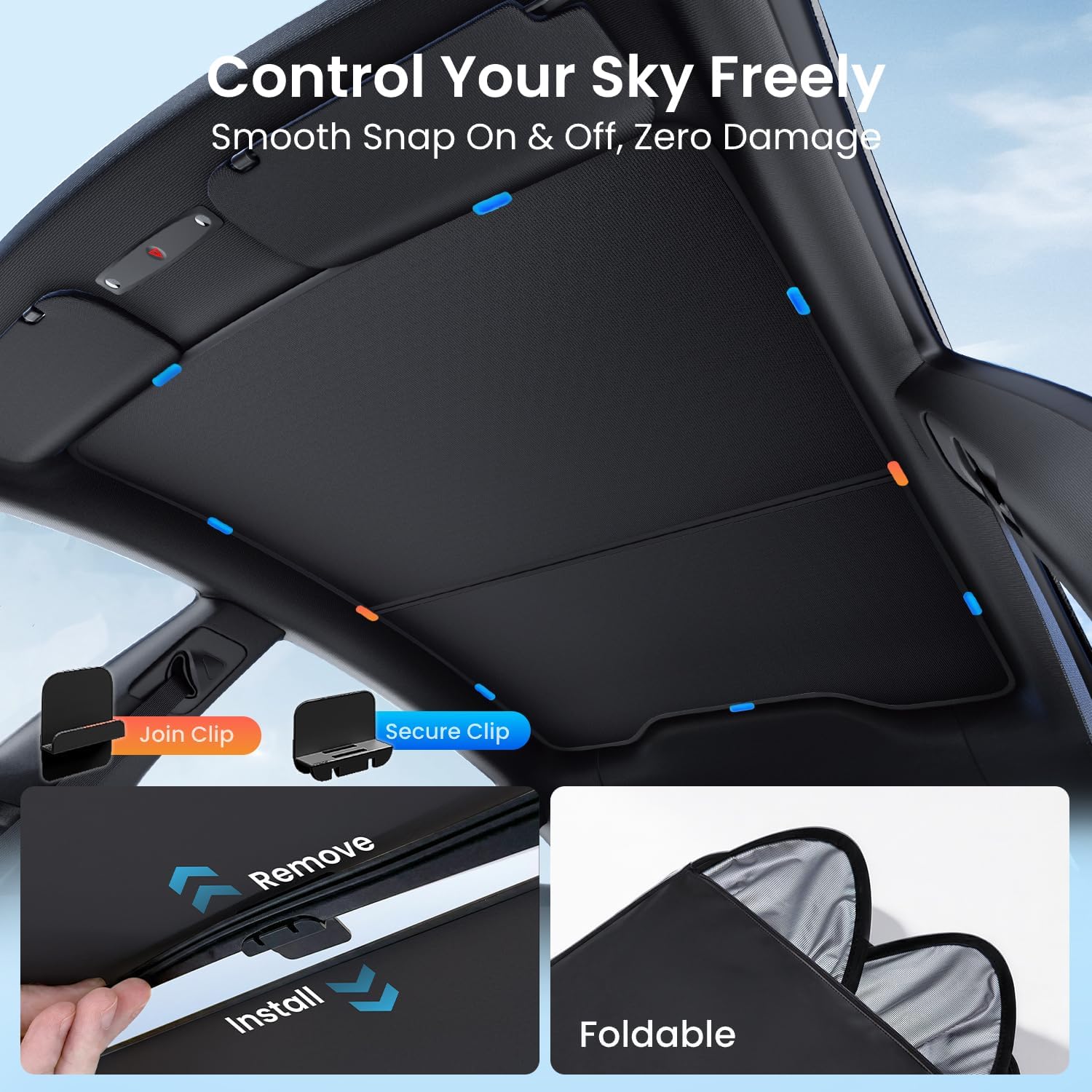 Roof Sunshade for Tesla Model Y Juniper (2025–2026)