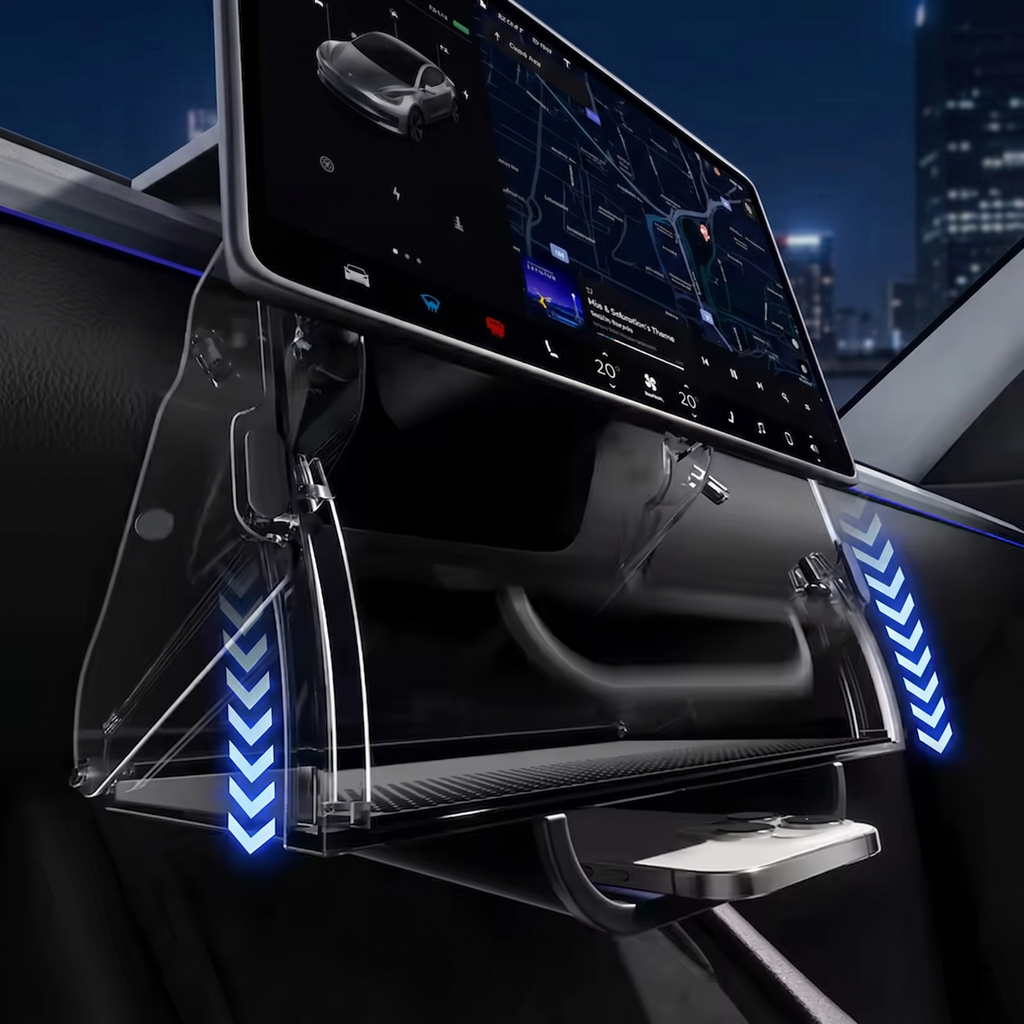 Under-Screen Storage Box for Tesla Model 3 Highland (2024–2026) & Model Y Juniper (2025–2026)