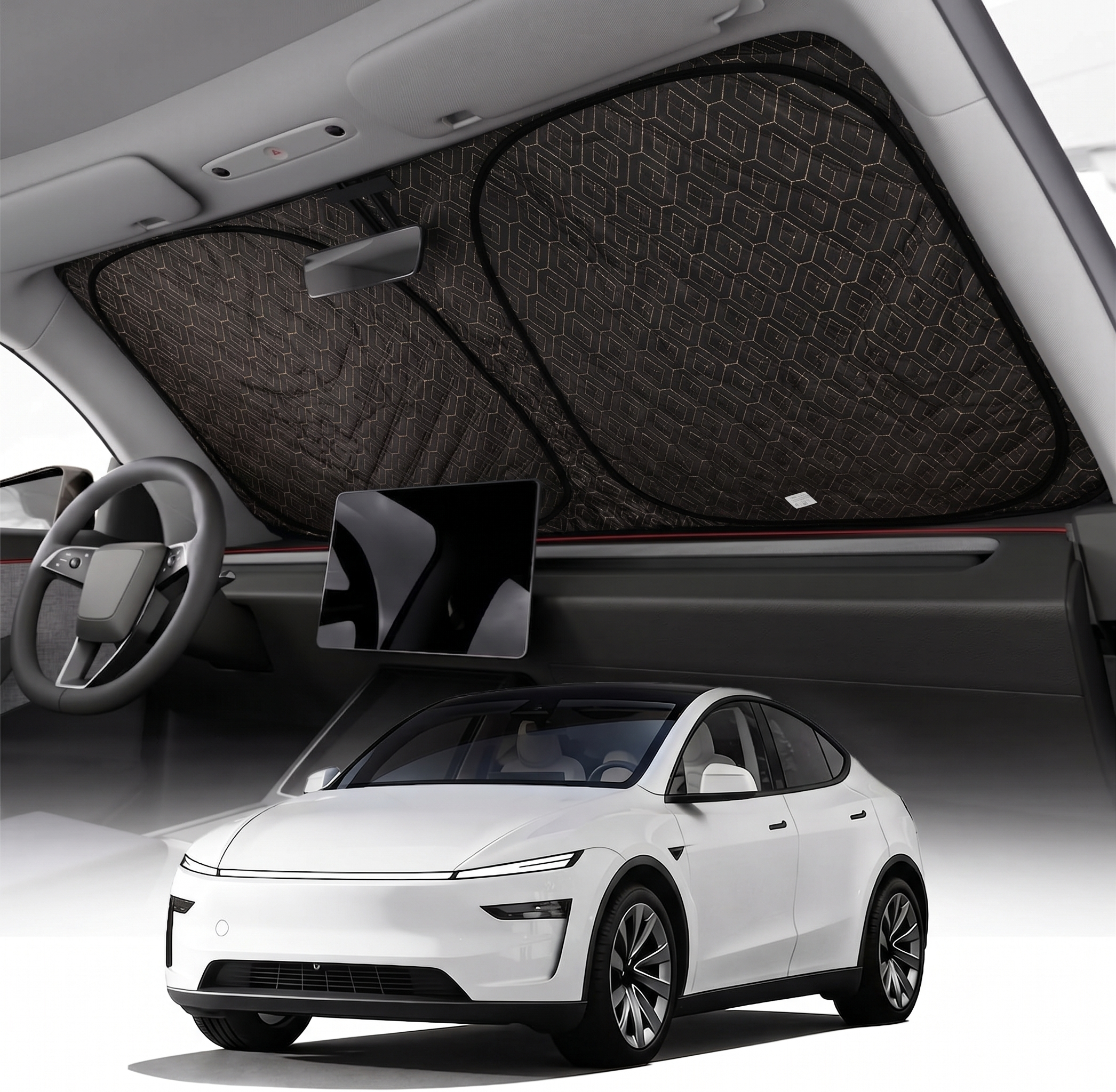 Windshield Sunshade for Tesla Model Y Juniper (2025–2026)